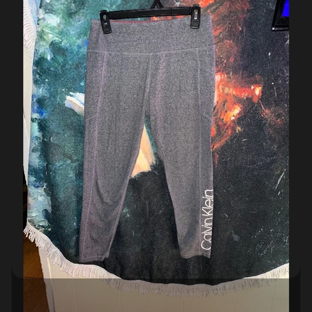 Calvin Klein Performance Gray Track Joggers